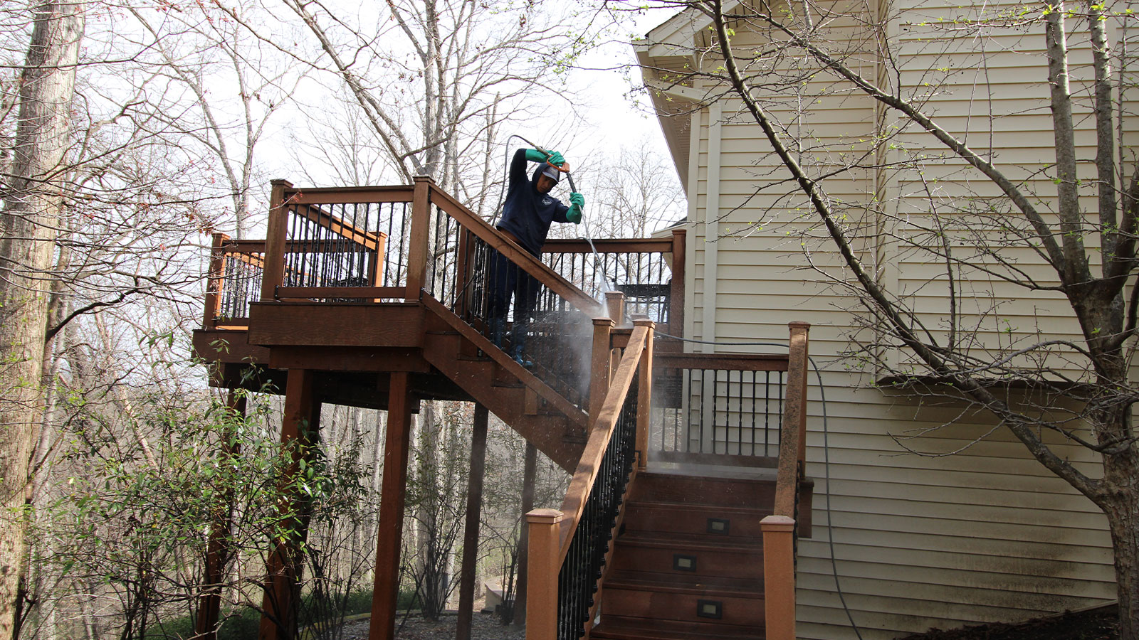 Deck Washing St. Louis, MO | Residential Power Washing & Soft Washing | CleanPro