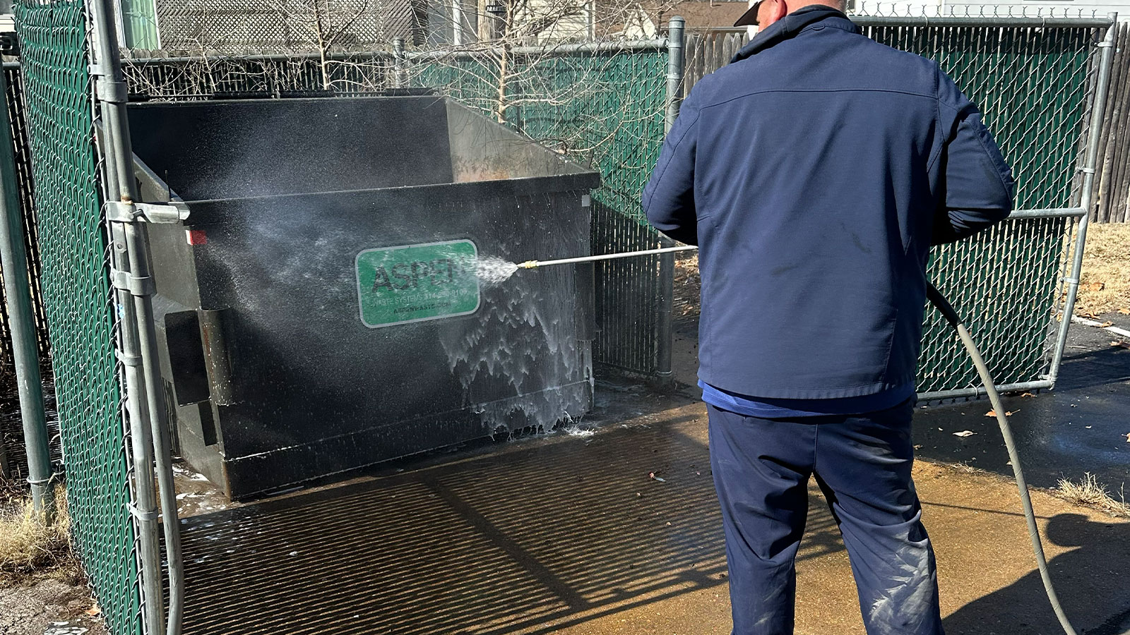 Dumspter Pad Cleaning St. Louis | CleanPro