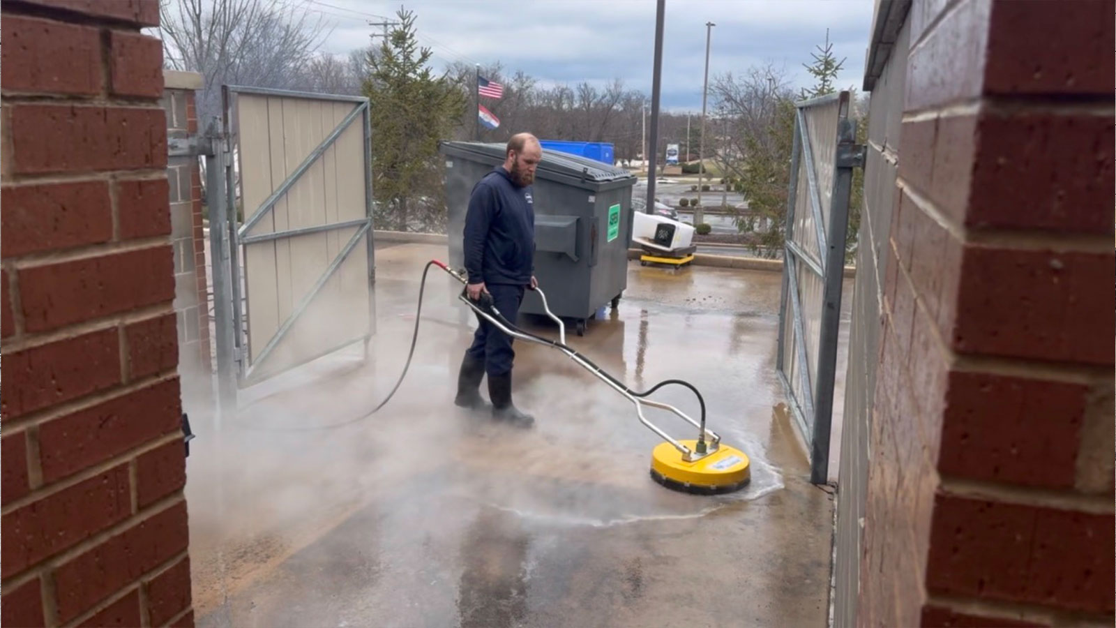 Dumspter Pad Cleaning St. Louis | CleanPro