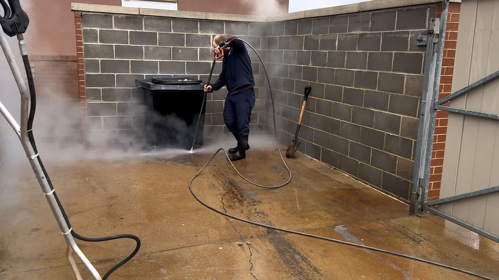 Dumspter Pad Cleaning St. Louis | CleanPro